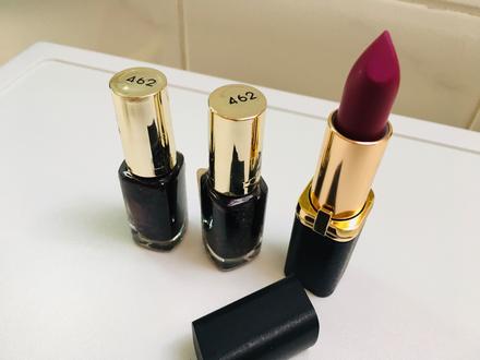 Laky na nechty a rúž na pery loreál paris,