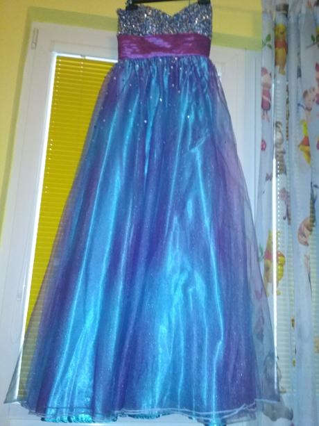 Plesové šaty  s-m, s