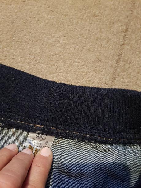 Štýlové rifle v páse na gumu, f&f,140