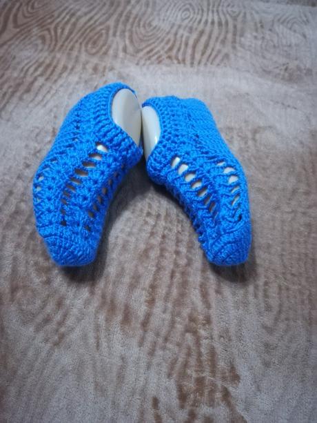 Háčkované papučky 71, 40 / 41