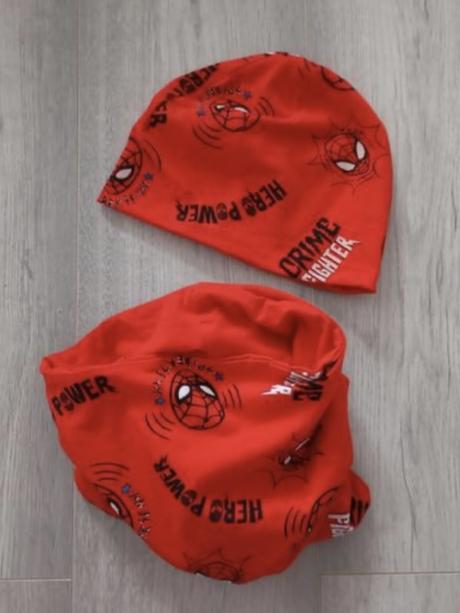 Prechodná súprava marvel,čiapka+nákrčnik, 116