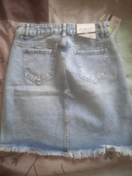 Riflova sukňa veľ.s, nová, 36 / s