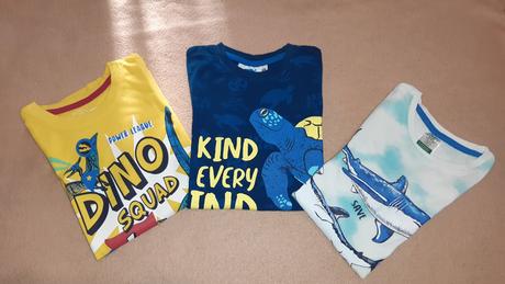 3ks chlapčenské tričká velk.128, 128