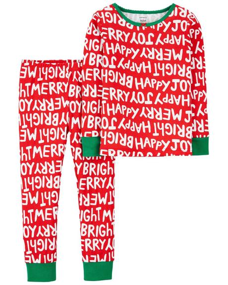 Vianočné pyžamo 2 dielne carters, 116 / 122