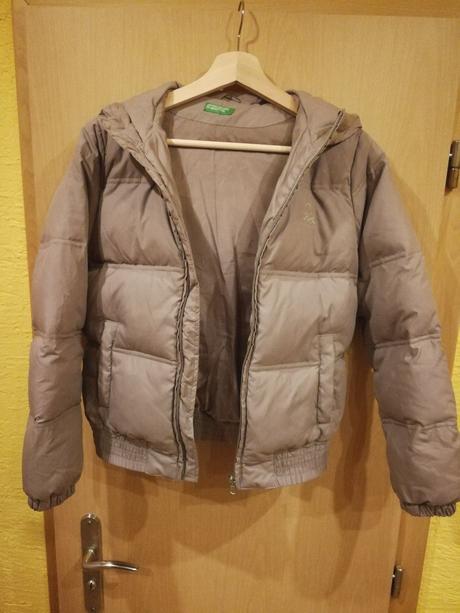 Perová bunda na zimu benetton, benetton,152