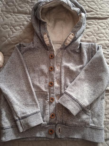 Mikina na gombíky f&f,veľ.86, f&f,86