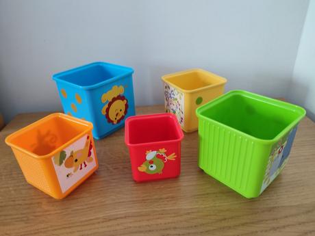 Zvieratkové skladacie kocky fisher-price, 