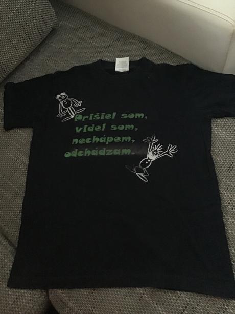 Tričko - vyblednuty pas, s