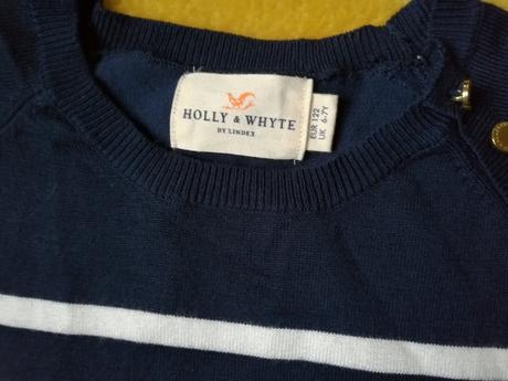 Tunika - šaty  lindex č.122 tmavomodrá s pruhmi, lindex,122