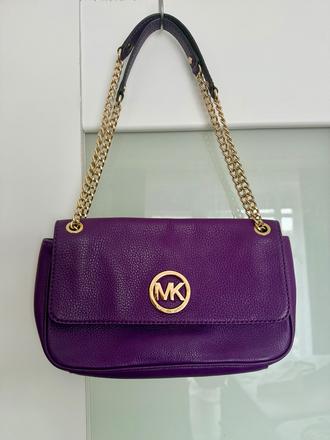 Fialová kabelka michael kors, michael kors