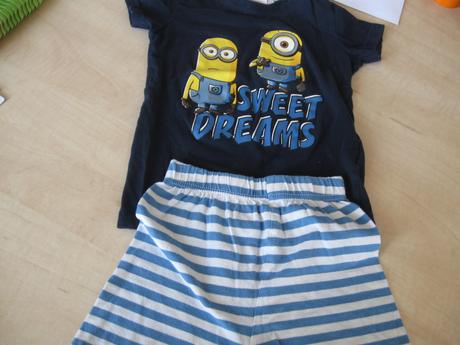 Chlapčenské letné pyžamo mimoni, 98/104, 98