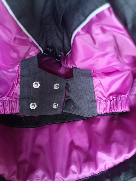 Šedá lyžiarska bunda v. 116/122, authority,116