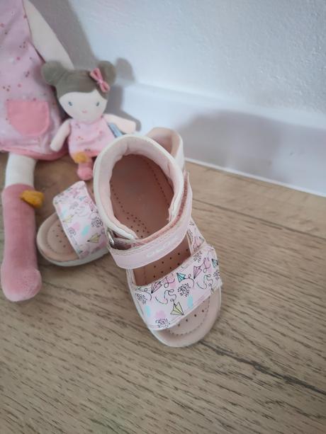 Dievčenské kožené sandále geox, veľ. 23, geox,23