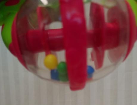 Plastové chrastítko žabka, chicco, 14 cm, 