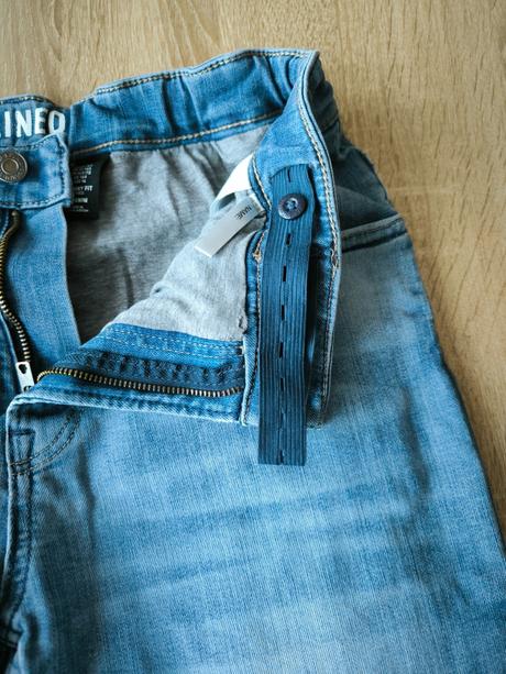 Chlapčenské zateplené rifle h&m 164 - top stav, h&m,164