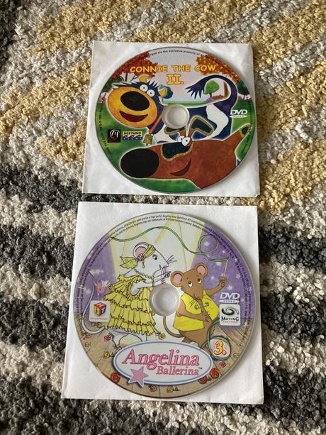 Dvd connie the cow ii. a angelina ballerina,