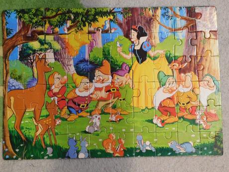 7 ks puzzle disney- princess 5 a macko pu 2,
