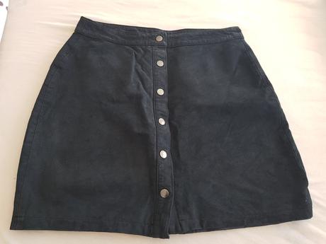 Kappahl dámska sukňa, brúsená koža m-l, kappahl,40