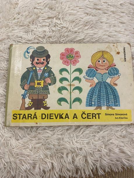 Staré retro lepolero stará dievka a čert 1978,
