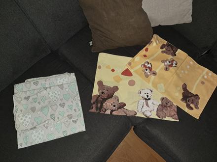 Paplon,vankus, 2x obliecky do postielky, šírka (cm): 60,dĺžka (cm): 120