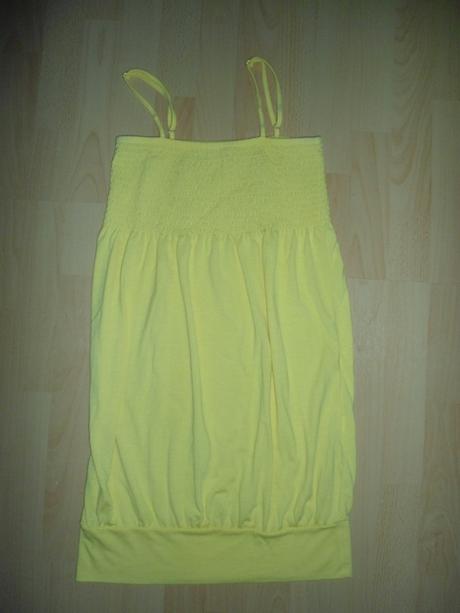 Zlte dlhsie tricko, fishbone,m