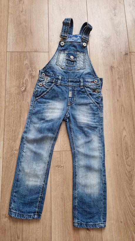 Rifle na traky zn. denim veľ. 104-110 cm., denim,104