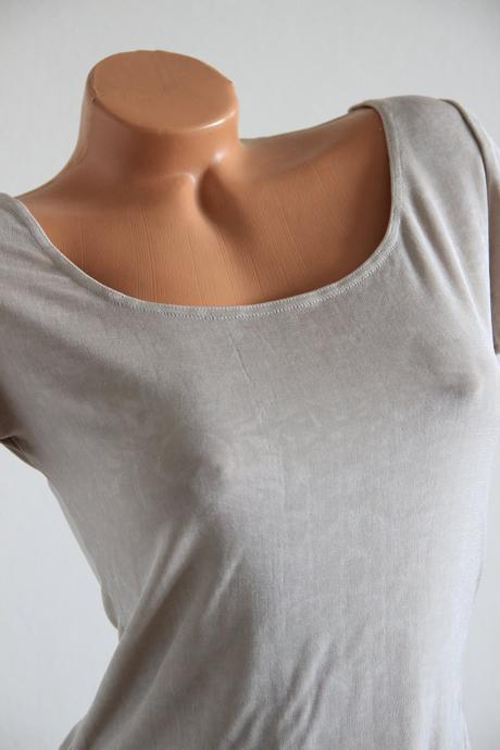 Béžový body top, m/l, m