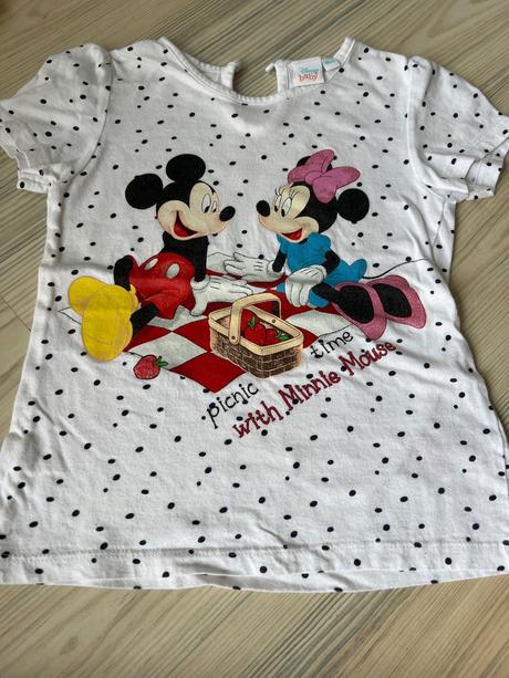Minnie tricko 2ks a srdieckove (98) disney, f&f,98