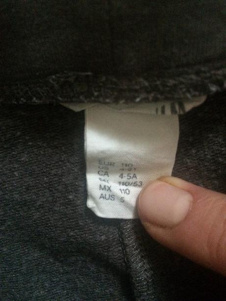 Leginky (hrubšie )srdiečko 4-5 rokov, h&m,110