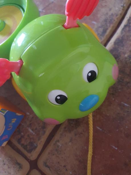 Húsenička na ťahanie plus kocka fischer price, 