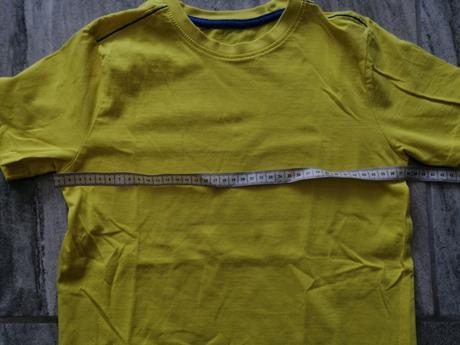 Kvalitné žlté tričko kanz,v140-146, kanz,140