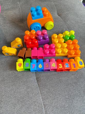 Skladačky megabloks žirafa,