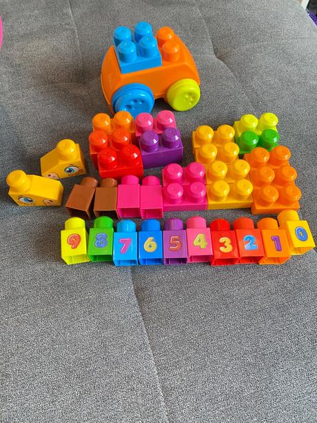 Skladačky megabloks žirafa,