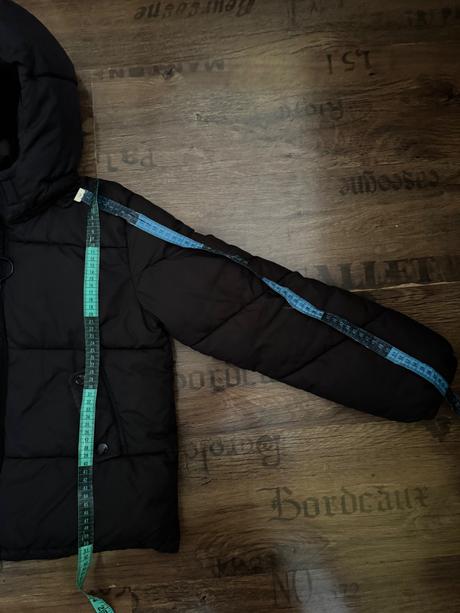 Čierna prešívaná bunda h&m 10-11r., h&m,146
