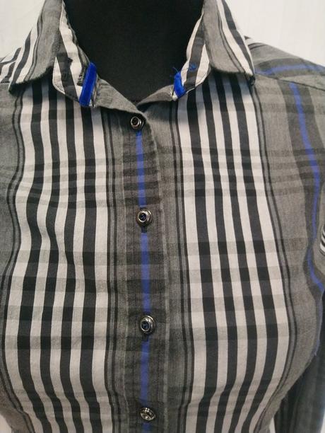 Dámska sivo farebná blúzka, eterna, xs, xs