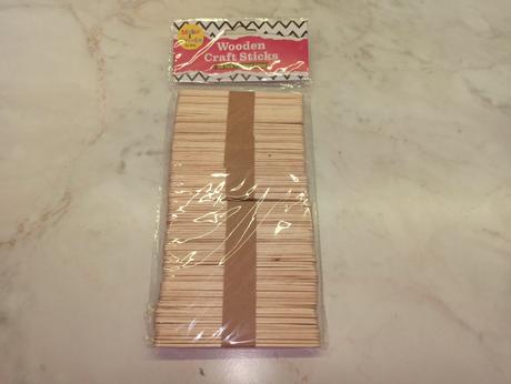 Wooden craft sticks / palicky z nanukov, 