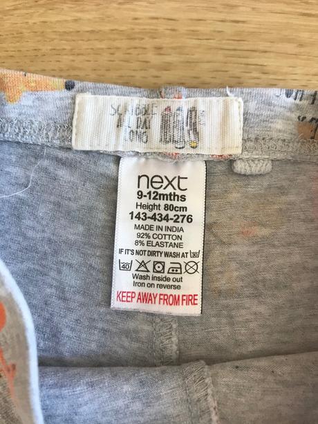 Leginy next 80 sivé s obrazkami, next,80