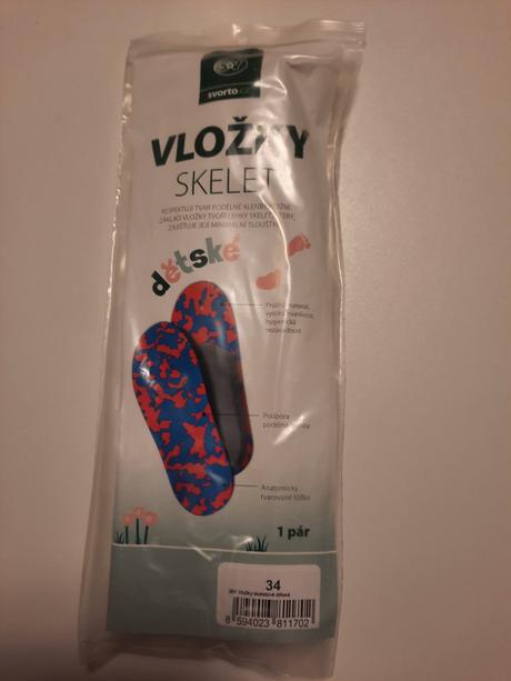 Ortopedické vložky svorto, 34