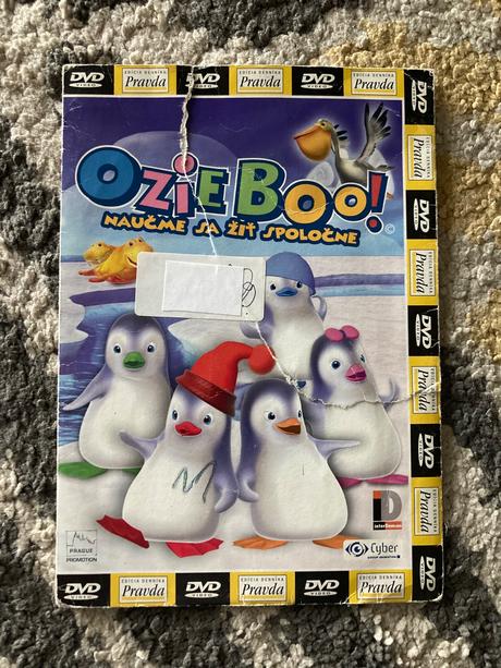 Dvd pinocchio, lolek a bolek, ozie boo, 