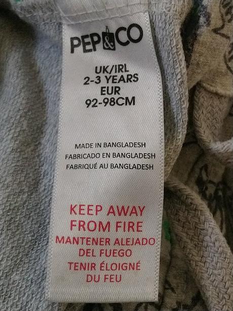 Detské sivé tepláky s motívom, pepco, pepco,92