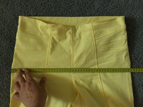 Žlté letné nohavice, 40