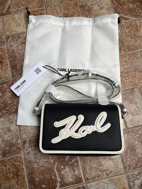 Nová kabelka karl lagerfeld s visačkou, karl lagerfeld