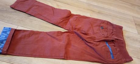 Chlapčenské bordove/koralové nohavice 110 next, next,110