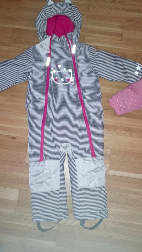 Nový perfektný prúžkavý overal značky ernstings-fa, 92