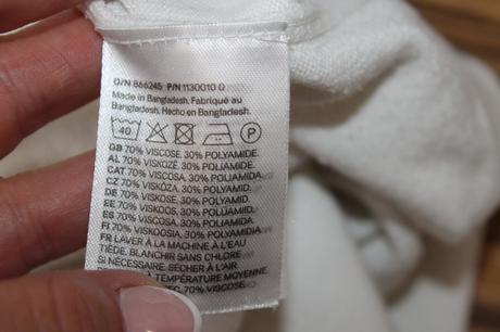 Úpletové tričko h&m v. s, h&m,m