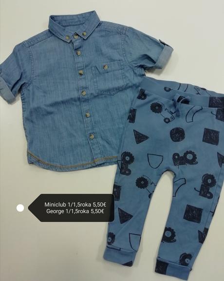 Bavlnená rifľová košeľa, miniclub,86