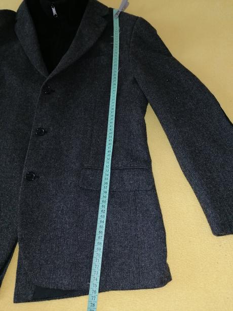 Štýlové sako s odopínateľným efektom vestičky50, c&a,xl