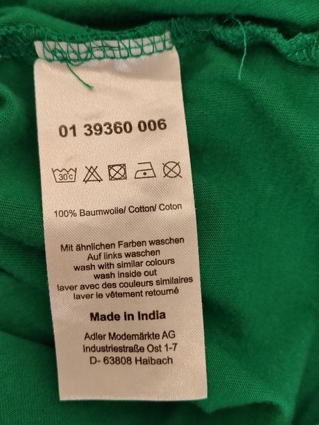 Dámsky bavlnený zelený top s motívom, india, xxl, xxl