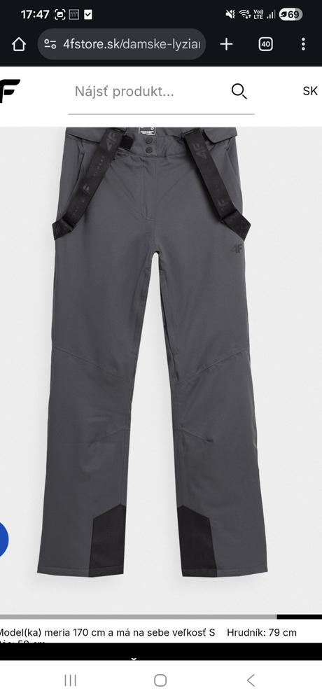 Lyžiarske nohavice  m, m