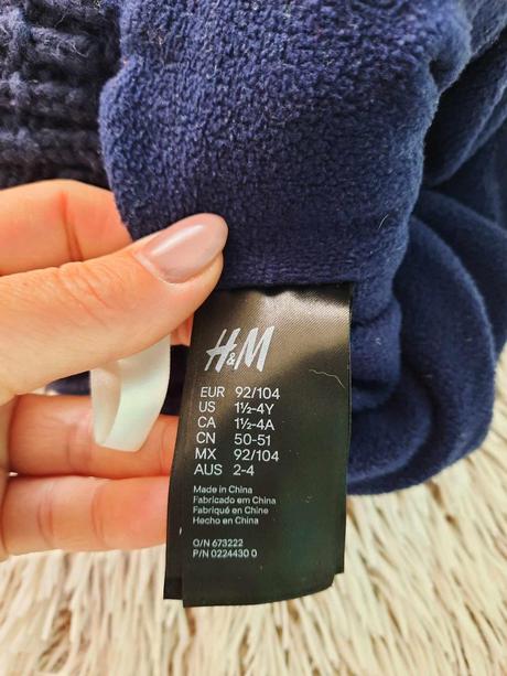 Zimná čiapka zn. h&m, h&m,104